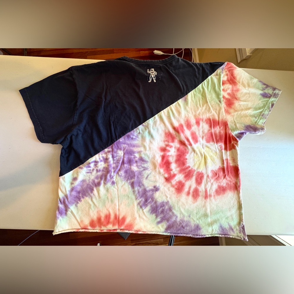 Billionaire Boys Club XL Tie Dye Graphic T-Shirt Black Multicolor Cotton - Picture 8 of 11